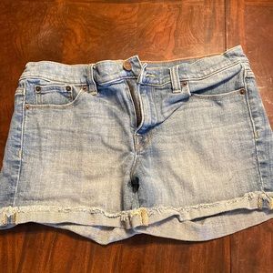 J.Crew stretch cuffed denim shorts size 28, 2” inseam